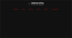 Desktop Screenshot of francescociotolafineart.com